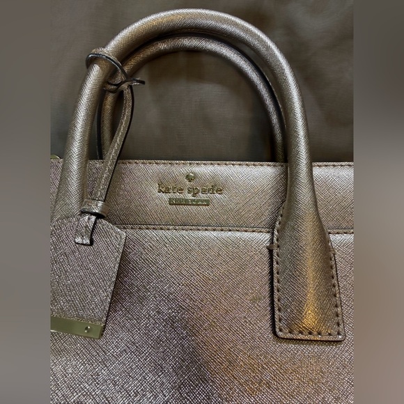Kate Spade Metallic Gold/Rose Crossbody Mini EUC - Picture 5 of 9
